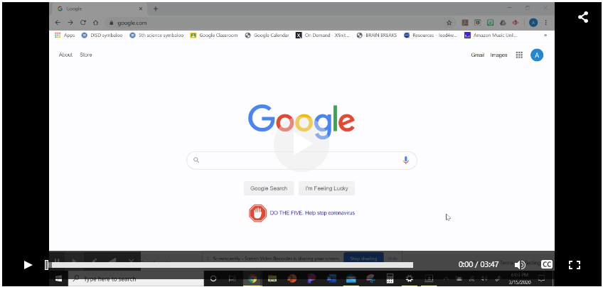 Google Accounts at home